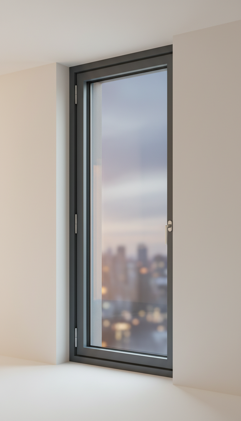 Triple-Glazed Floor-to-Ceiling Window
