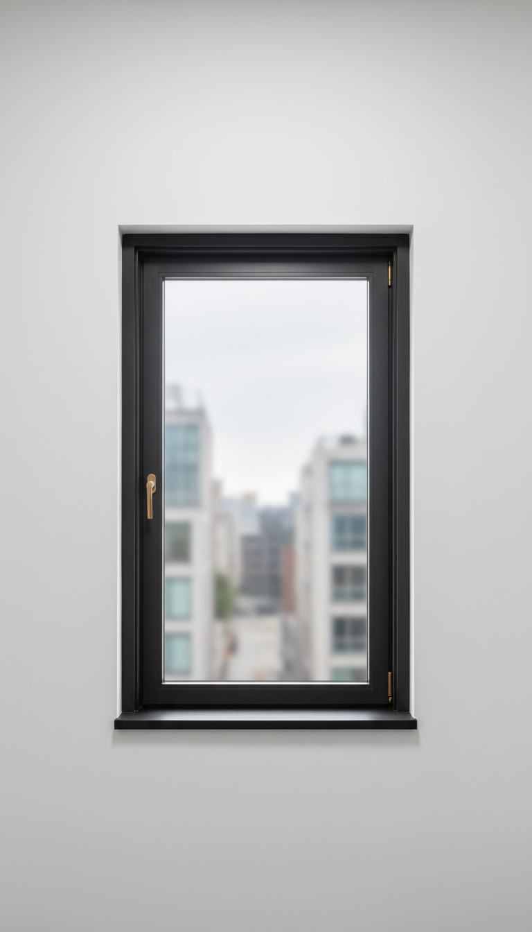 Hardwood-Framed Casement Window Bespoke Finish