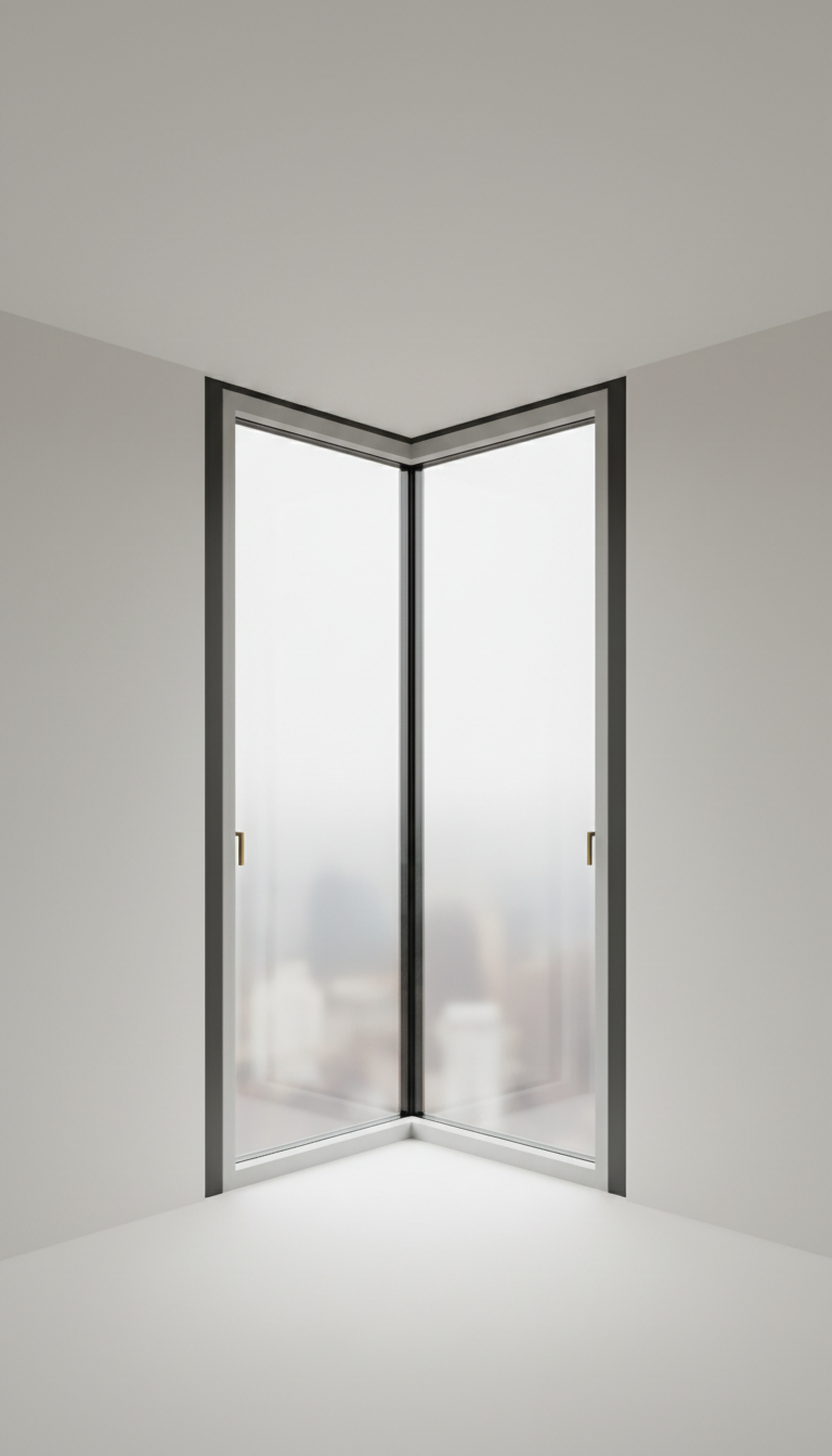 Slimline Corner Window Unit Custom Fit
