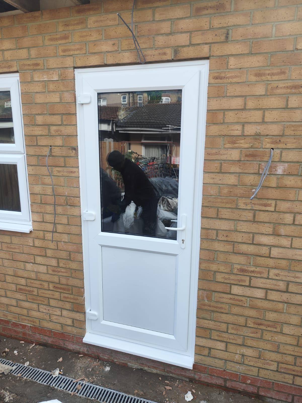 Completed made-to-measure uPVC window project