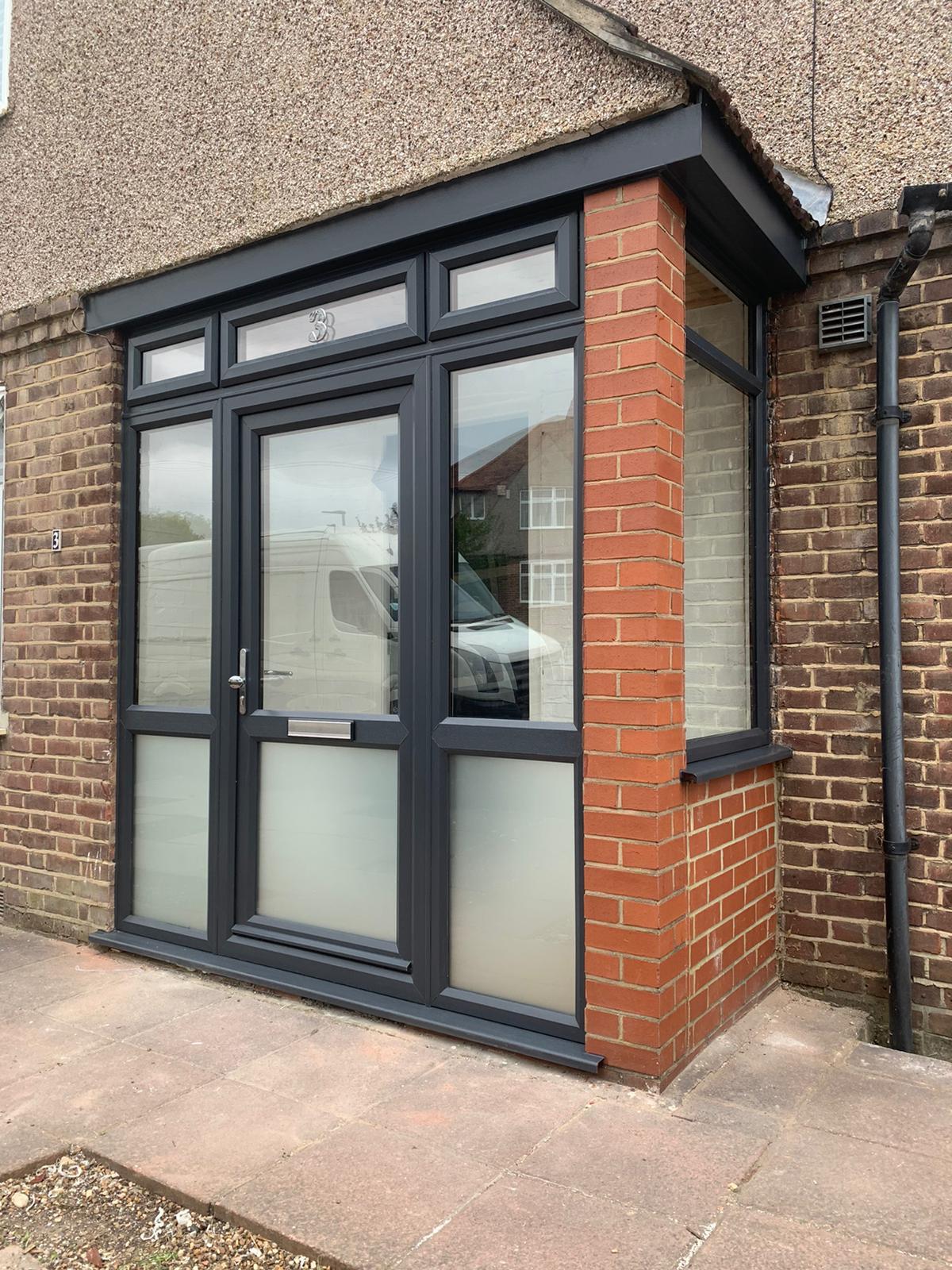 Completed uPVC window and door project